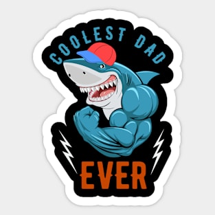 Coolest Dad Ever Sticker